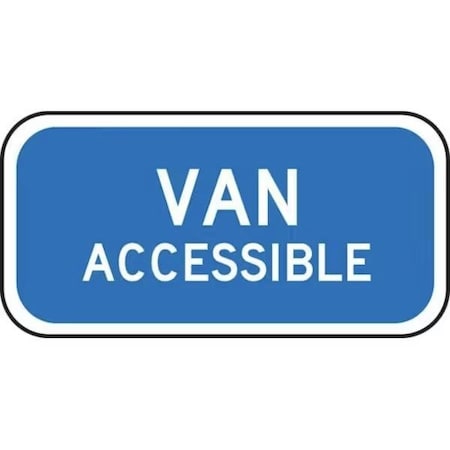 Accuform SUPPLEMENTAL SIGN VAN ACCESSIBLE FRA272HP FRA272HP
